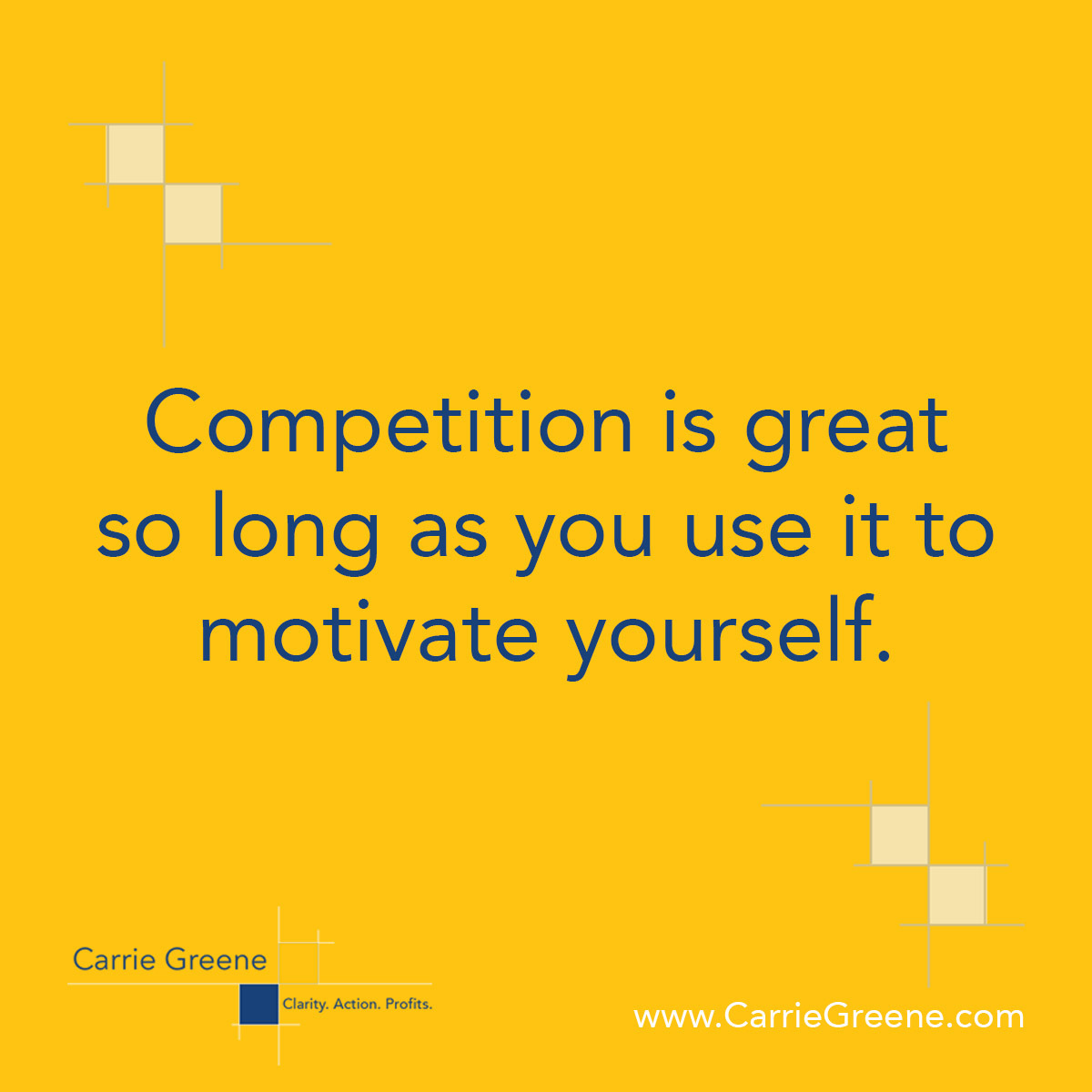 competition is motivation